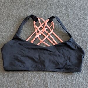 Lululemon Free To Be Bra - Navy + Pink